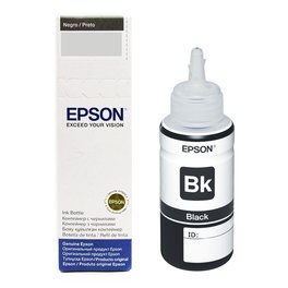 Tinta Para Sistema Continuo Epson Botella T664120 Negra