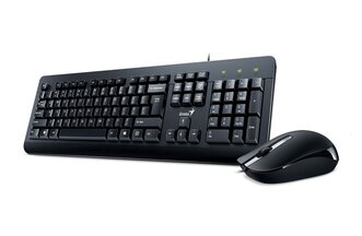 Kit Teclado y Mouse Genius KM-160 Black