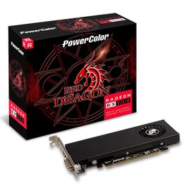 Placa de Video Powercolor RX550 Low Profile 4Gb GDDR5