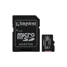 Micro Sd Kingston Con Adaptador 128gb Clase 10 Select Plus