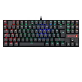 Teclado Redragon K552 Kumara 80% Chroma RGB Sw Blue DP Black