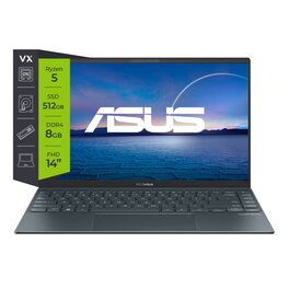 Notebook ASUS Zenbook 14 UM425QA-KI164W Ryzen 5 5600H 8Gb SSD 512Gb 14 W11