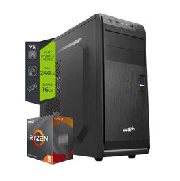 Pc AMD Ryzen 5 4600G 16Gb SSD 240Gb