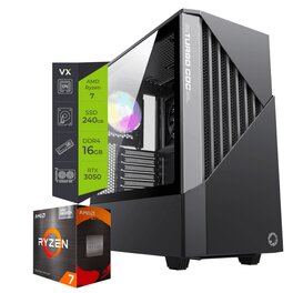 Pc AMD Gamer Kairos Ryzen 7 5700G 16Gb SSD 240Gb RTX 3050 6GB