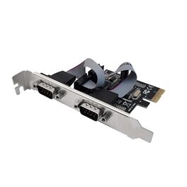 Adaptador PCI-E X1 A 2 Puertos RS232 Serie