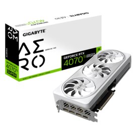 Placa De Video Gigabyte Nvidia Geforce RTX 4070Ti Super Aero OC 16Gb White