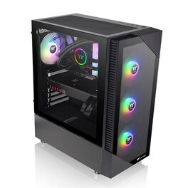 Gabinete Thermaltake View 200 TG C/Coolers x3 ARGB Black