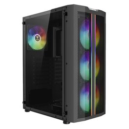 Gabinete Gamdias Aura GC3 Elite Mesh C/Coolers x4