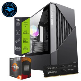 Pc AMD Gamer Kairos Ryzen 5 5600G 16Gb SSD 480Gb RTX 3050 6GB