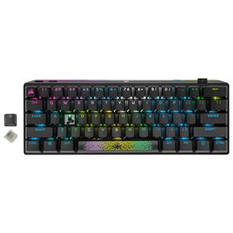 Teclado Corsair K70 Pro Mini Wireless RGB 60 Cherry MX Black PBT