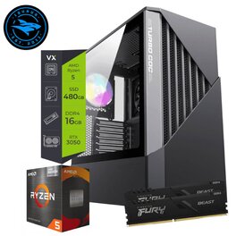 Pc AMD Gamer Kairos Ryzen 5 5600GT 16Gb SSD 480Gb RTX 3050 6GB