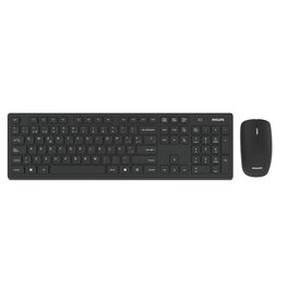 Kit Teclado y Mouse Inalambrico Philips C602 Black