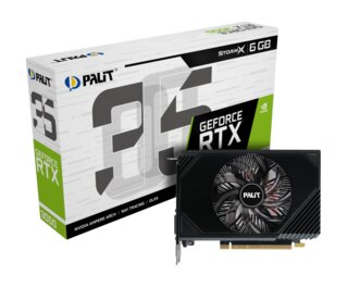 Placa De Video Palit Nvidia GeForce RTX 3050 Stormx 6GB GDDR6